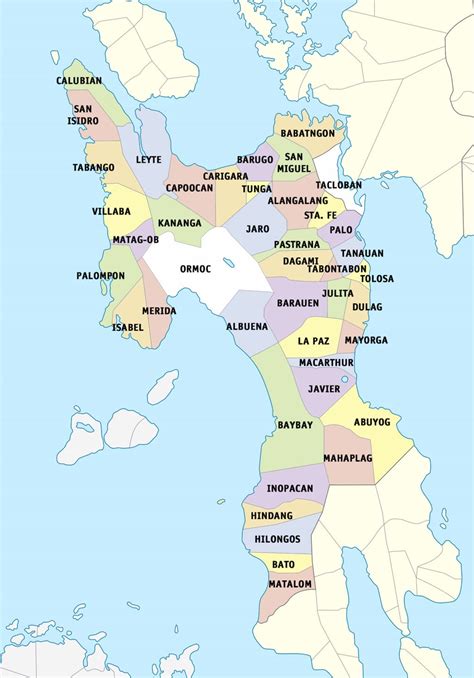 leyte municipalities list